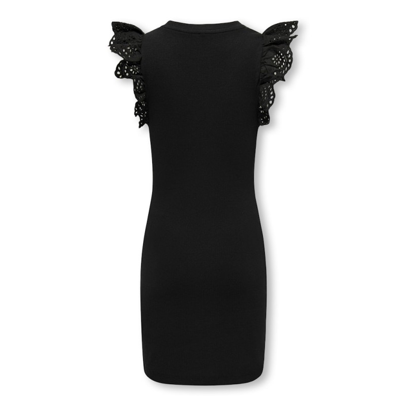 KIDS ONLY Drea S/S Kjole - Sort