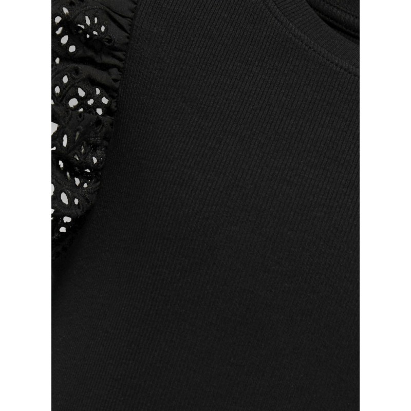 KIDS ONLY Drea S/S Kjole - Sort