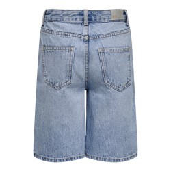KIDS ONLY Sonny HW Wide Denim Shorts - Light Blue Denim