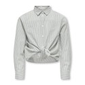 KIDS ONLY Smilla Stribet Skjorte - Laurel Wreath