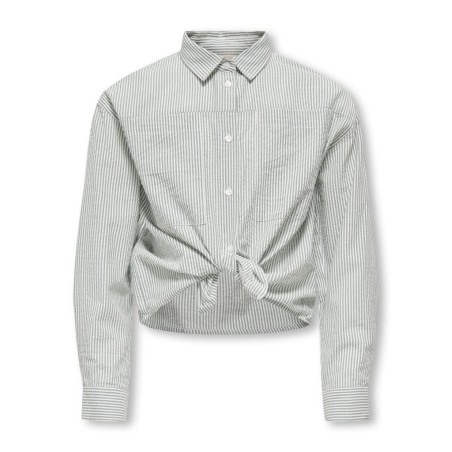 KIDS ONLY Smilla Stribet Skjorte - Laurel Wreath