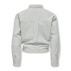 KIDS ONLY Smilla Stribet Skjorte - Laurel Wreath