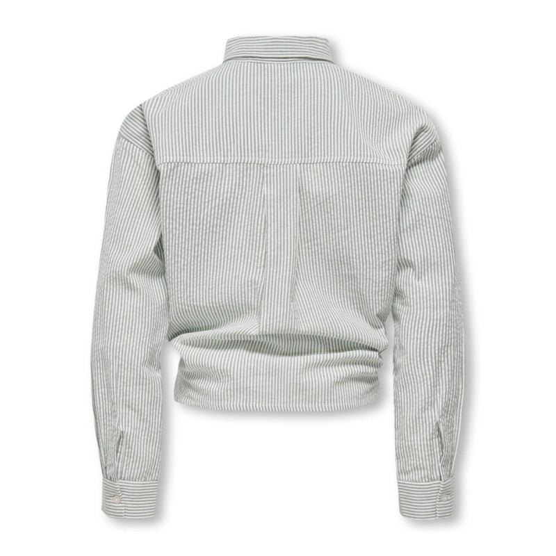 KIDS ONLY Smilla Stribet Skjorte - Laurel Wreath