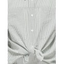 KIDS ONLY Smilla Stribet Skjorte - Laurel Wreath