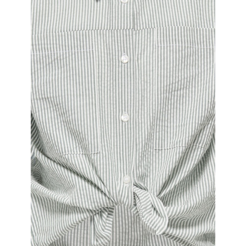 KIDS ONLY Smilla Stribet Skjorte - Laurel Wreath