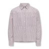KIDS ONLY Smilla Stribet Skjorte - Rose Brown