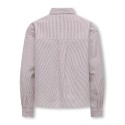 KIDS ONLY Smilla Stribet Skjorte - Rose Brown