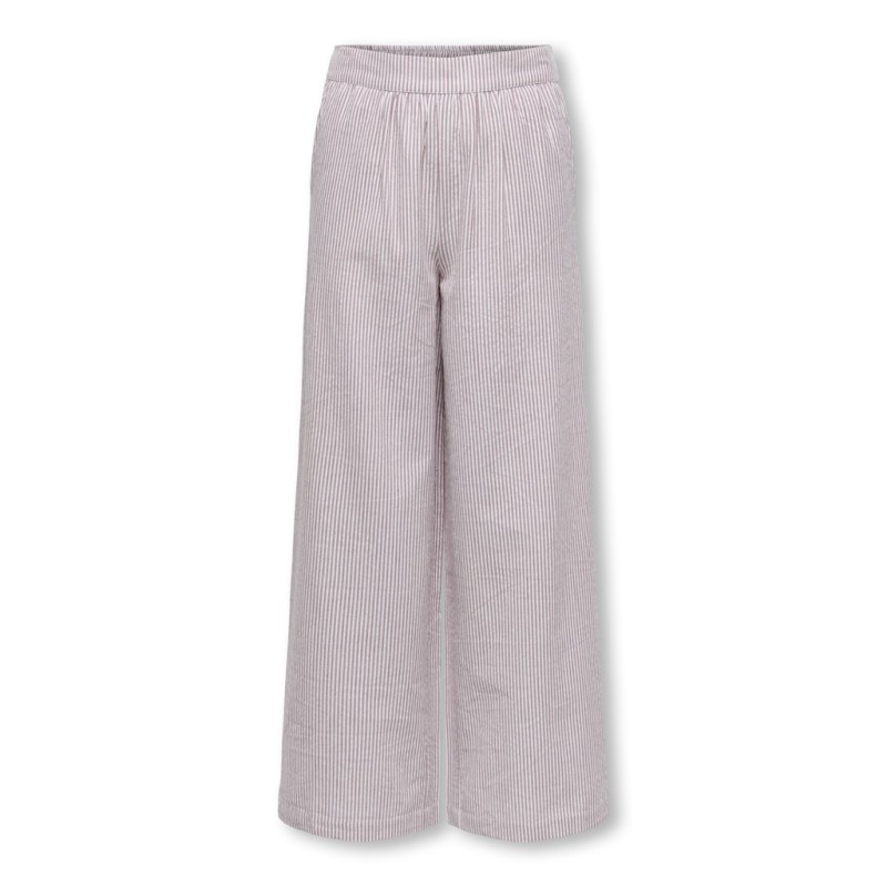KIDS ONLY Smilla Life Stribede Bukser - Rose Brown