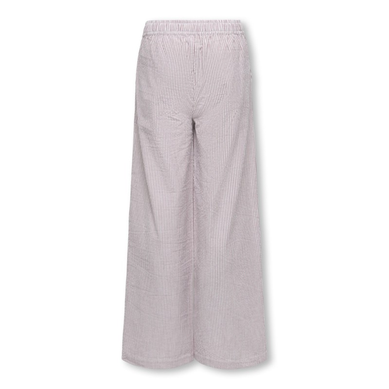 KIDS ONLY Smilla Life Stribede Bukser - Rose Brown