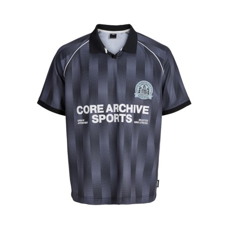JACK & JONES Junior Breeze Fodbold Mesh Kortærmet T-shirt - Sort