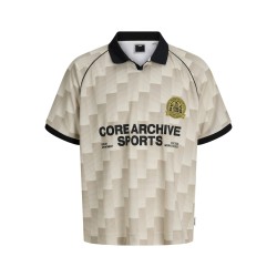 JACK & JONES Junior Breeze Fodbold Mesh Kortærmet T-shirt - Sweet corn