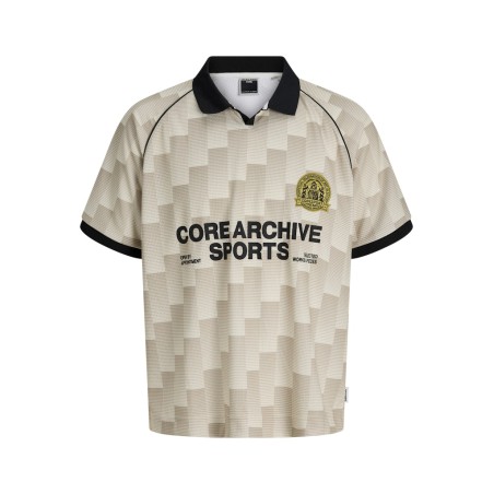 JACK & JONES Junior Breeze Fodbold Mesh Kortærmet T-shirt - Sweet corn