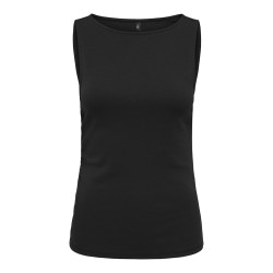 ONLY Malia Boatneck Top - Sort