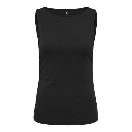 ONLY Malia Boatneck Top - Sort