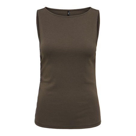 ONLY Malia Boatneck Top -  Chocolate Martini