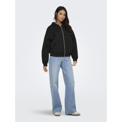 ONLY Naomi Two-Way Hættetrøje - Sort