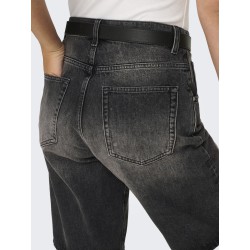 ONLY Mate Lange Denim Shorts - Washed Black