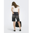 ONLY Mate Lange Denim Shorts - Washed Black