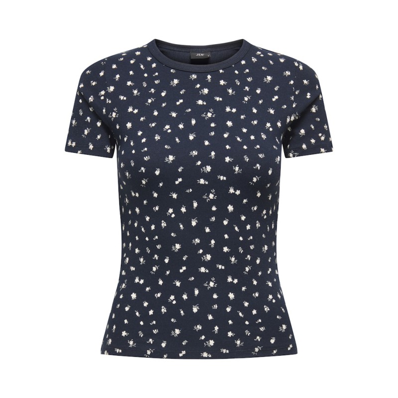 JDY Lucky S/S Rund Hals T-shirt -  Sky Captain