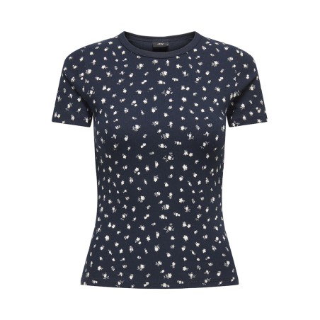 JDY Lucky S/S Rund Hals T-shirt -  Sky Captain