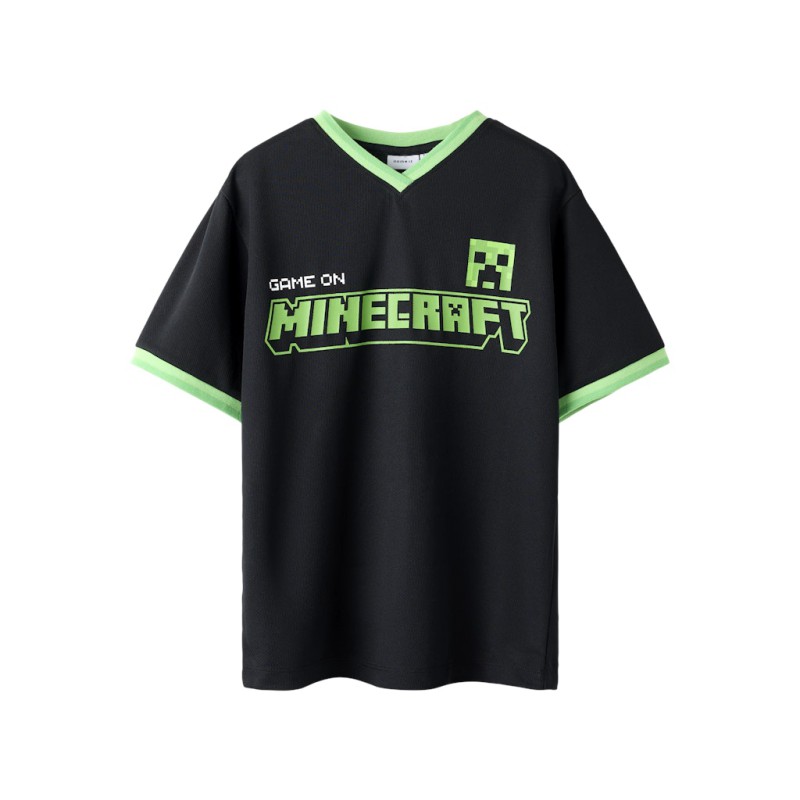 NAME IT KIDS Mali Minecraft T-shit - Sort
