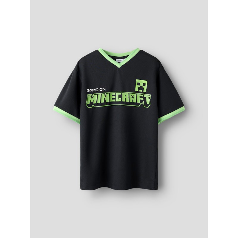 NAME IT KIDS Mali Minecraft T-shit - Sort