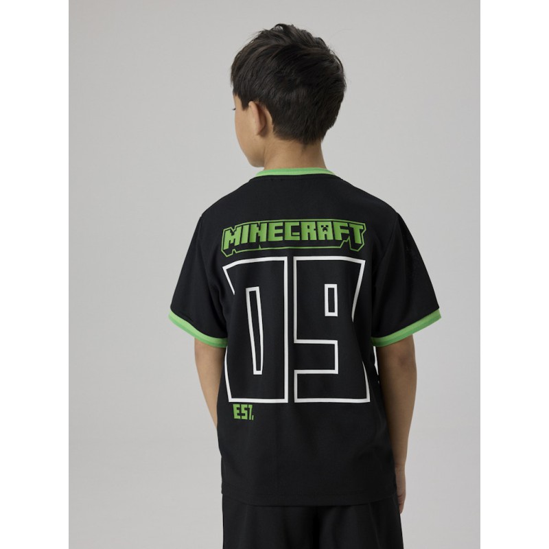 NAME IT KIDS Mali Minecraft T-shit - Sort