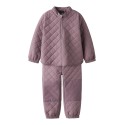 NAME IT Mini Chilly Quiltet Sæt - Wistful Mauve