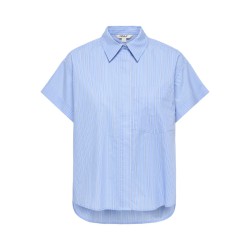 ONLY Keri Kortærmet Foldet Skjorte - Provence