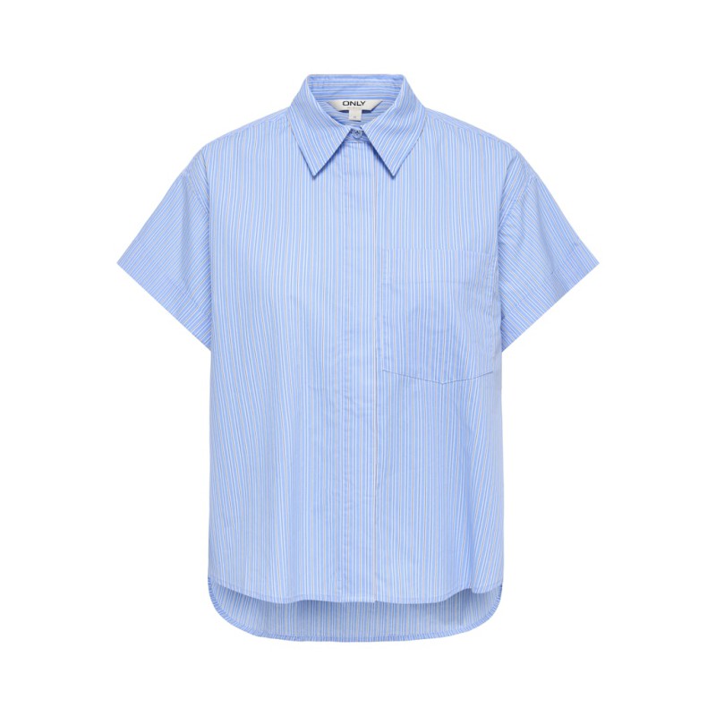 ONLY Keri Kortærmet Foldet Skjorte - Provence