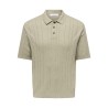 ONLY & SONS Sofus Kortærmet Strik Polo -  Pure Cashmere