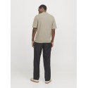 JACK & JONES George Kortærmet Strik Polo - Coriander