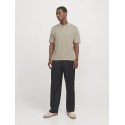 JACK & JONES George Kortærmet Strik Polo - Coriander