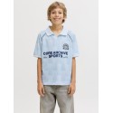 JACK & JONES Junior Breeze Fodbold Mesh Kortærmet T-shirt - Omphalodes