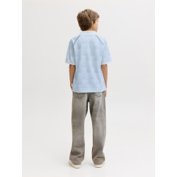 JACK & JONES Junior Breeze Fodbold Mesh Kortærmet T-shirt - Omphalodes