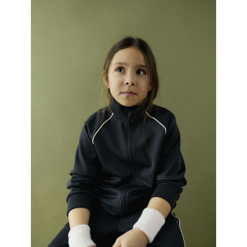 NAME IT KIDS/Mini Dunne Sweat Cardigan - Sort