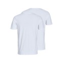JACK & JONES Basic V-hals 2-Pak T-shirt - Hvid