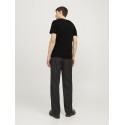 JACK & JONES Basic V-hals 2-Pak T-shirt - Sort