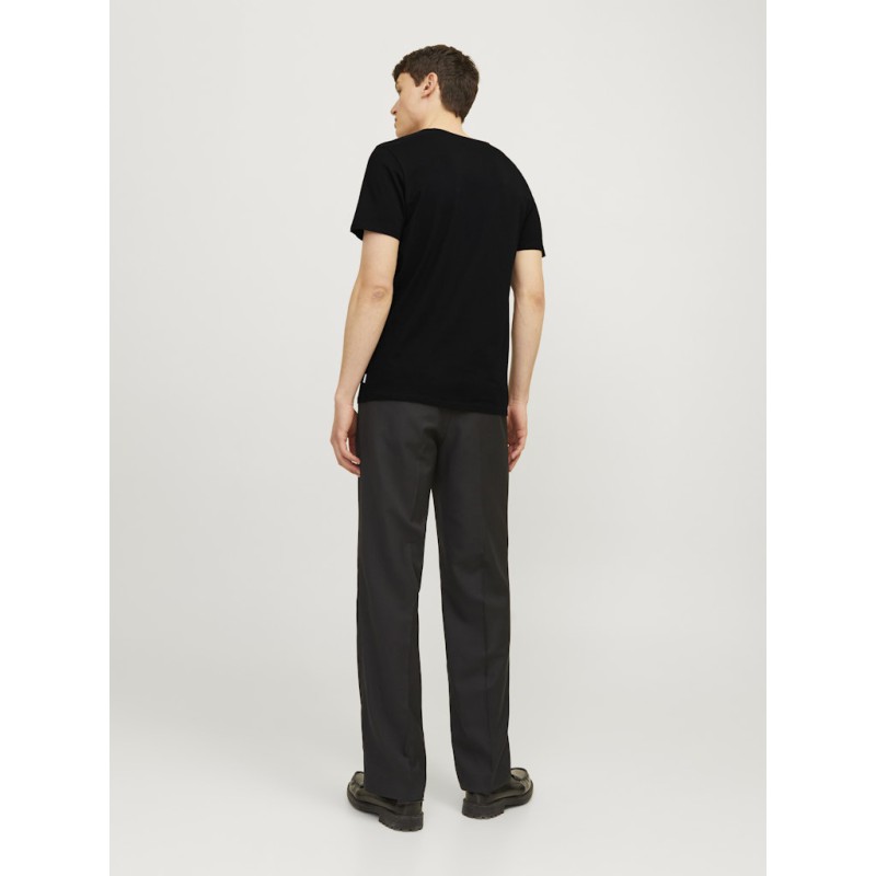 JACK & JONES Basic V-hals 2-Pak T-shirt - Sort