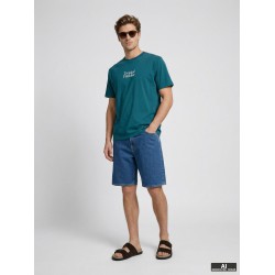 JJ REBEL Christian Kortærmet T-shirt - Mediterranea