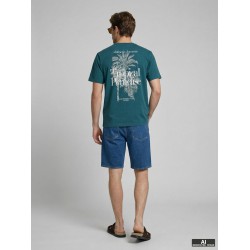 JJ REBEL Christian Kortærmet T-shirt - Mediterranea