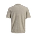 JACK & JONES George Kortærmet Strik Polo - Coriander