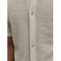 JACK & JONES George Kortærmet Strik Polo - Coriander