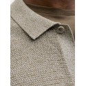 JACK & JONES George Kortærmet Strik Polo - Coriander