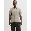 JACK & JONES George Kortærmet Strik Polo - Coriander