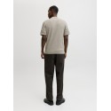 JACK & JONES George Kortærmet Strik Polo - Coriander