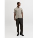 JACK & JONES George Kortærmet Strik Polo - Coriander