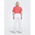 ONLY CARMAKOMA Willy Straight Jeans- White Denim