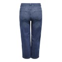 ONLY CARMAKOMA Willy Højtaljede Trekvart Jeans - Medium Blue Denim