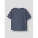 NAME IT MINI Feath Dino T-shirt - Vintage Indigo